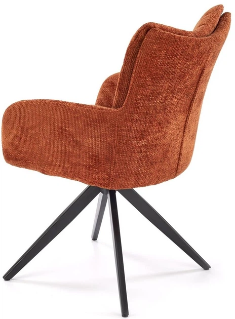 Krzesło do kuchni i salonu Halmar K540 obrotowe Cynamonowe (5905248132450) - obraz 8