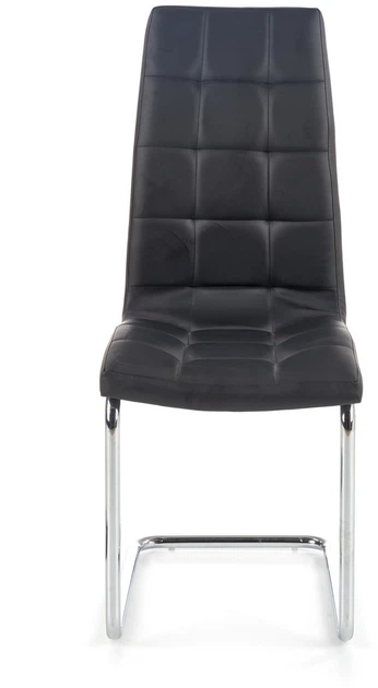 Krzesło do kuchni i salonu Halmar K147 na płozach Czarne (5905248116955) - obraz 6