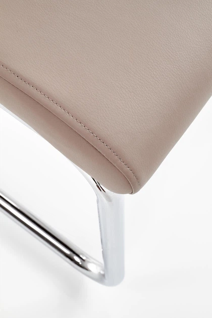 Krzesło do kuchni i salonu Halmar K224 na płozach Cappucino (5905248117396) - obraz 4