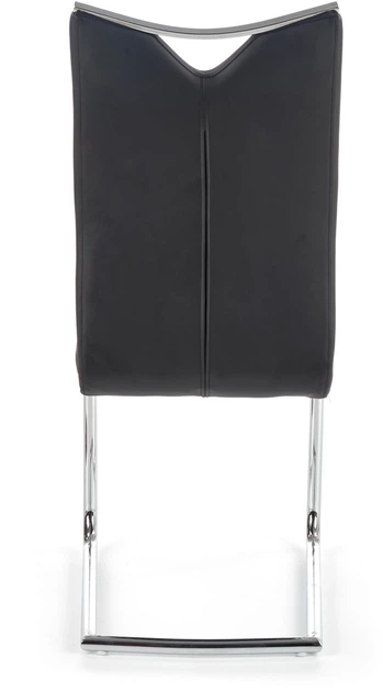 Krzesło do kuchni i salonu Halmar K224 na płozach Czarne (5905248117402) - obraz 7