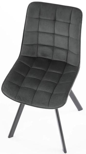 Krzesło do kuchni i salonu Halmar K332 Ciemnopopielate (5905248118355) - obraz 6