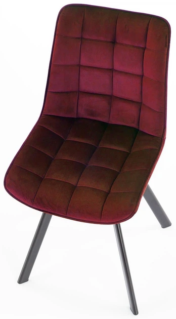 Стілець для кухні та вітальні Halmar K332 Бордовий (5905248118348) - зображення 7