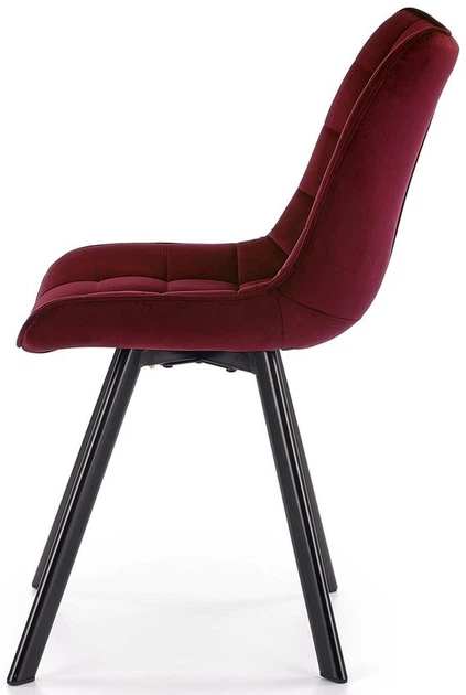 Стілець для кухні та вітальні Halmar K332 Бордовий (5905248118348) - зображення 9
