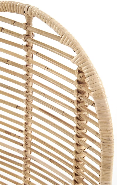 Krzesło do kuchni i salonu Halmar K337 z rattanu Naturalne (5905248118485) - obraz 8