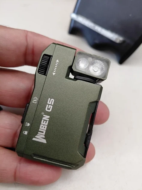 Фонарь универсальный ручной налобный WUBEN G5 EDC 400 люмен водонепроницаемый IP68 фонарик с зарядкой Type-C аккумулятор 450 mAh Зеленый - Фото 5 Фонарь универсальный ручной налобный WUBEN G5 EDC 400 люмен водонепроницаемый IP68 фонарик с зарядкой Type-C аккумулятор 450 mAh Зеленый - изображение 5