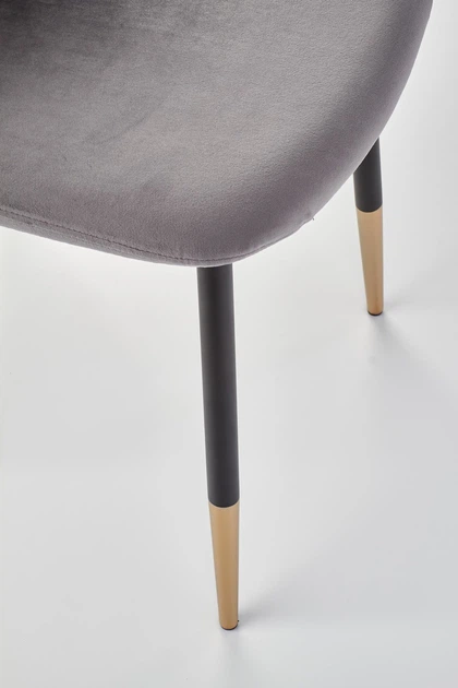 Стілець для кухні та вітальні Halmar K379 Сірий (5905248118973) - зображення 10