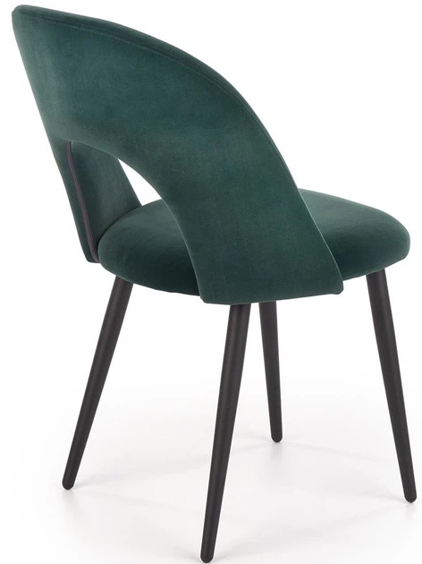 Стілець для кухні та вітальні Halmar K384 Темно-зелений (5905248119024) - зображення 6