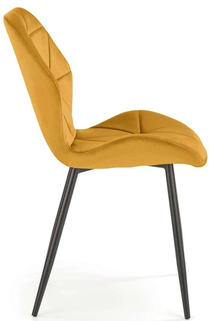 Krzesło do kuchni i salonu Halmar K453 Musztardowe (5905248119802) - obraz 4