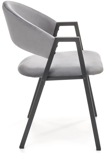 Стілець для кухні та вітальні Halmar K473 Сірий (5905248121010) - зображення 4