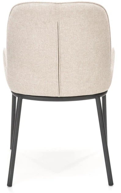 Krzesło do kuchni i salonu Halmar K481 z podłokietnikami Beżowe (5905248121133) - obraz 4