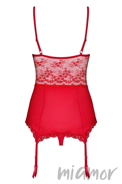Корсет Obsessive Lovica corset S/M Червоний - Фото 5 Корсет Obsessive Lovica corset S/M Червоний - зображення 5