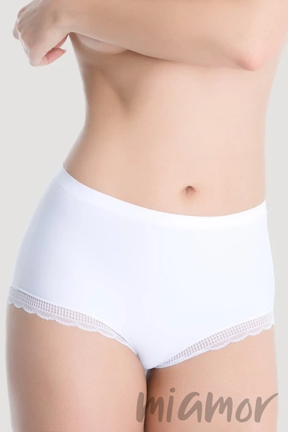 Трусики макси с высокой посадкой Julimex RUBY panty 2XL Белые - Фото 1 Трусики макси с высокой посадкой Julimex RUBY panty 2XL Белые - изображение 1