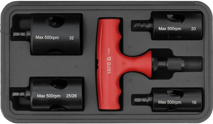 Kalibrator YATO z gratownikiem do PEX 16/20/26/32 mm (YT-22370) - obraz 2