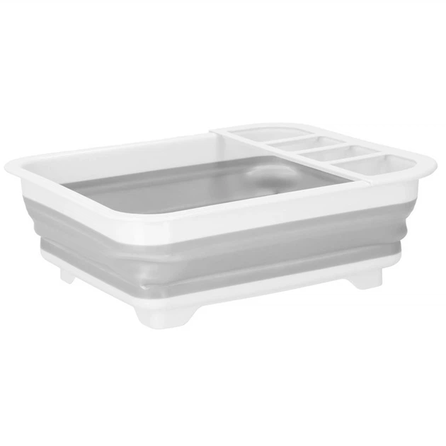 Сушарка для посуду Springos силіконова Сіра складна (5907719459233) - зображення 3