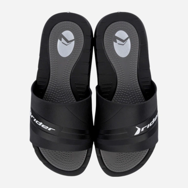 Чоловічі шльопанці для пляжу Rider Rush Slide Ad 12511-BN357 45-46 (29 см) Чорні (7900204408523) - зображення 3