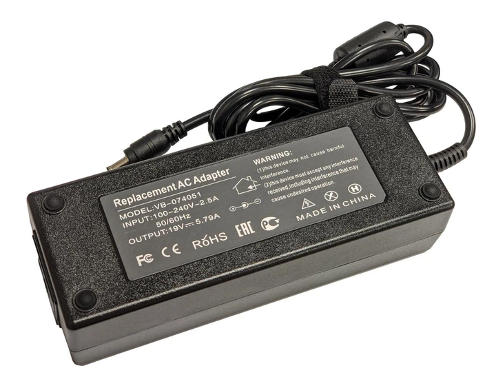 Блок питания для монитора Lcd 110W 19V 5.79A 6.5x4.4mm YDS110 REPLACEMENT - изображение 2