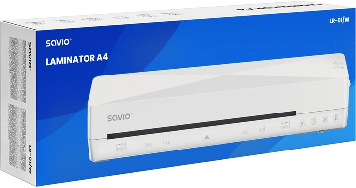Laminator Savio LR-01/W A4 White (5902768707847) - obraz 3