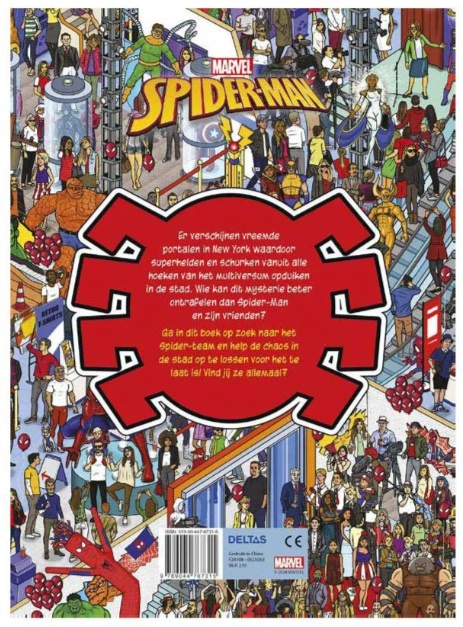 Książka-kolorowanka Marvel Where is Spider-man now? (9789044767315) - obraz 2