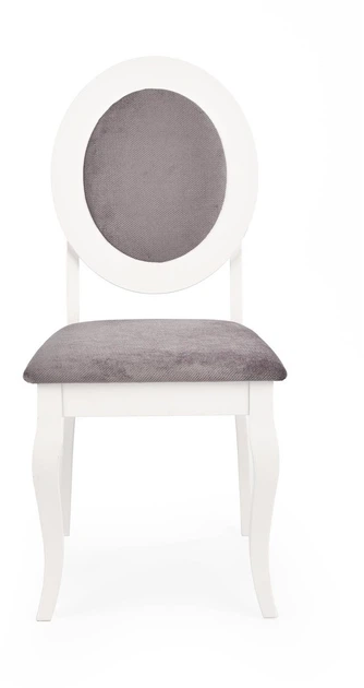 Стілець для кухні Halmar Barock дерев’яний Білий/Сірий (5905248121492) - зображення 9