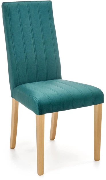 Krzesło do kuchni i salonu Halmar Diego 3 ciemnozielone/Dąb miodowy (5905248121911) - obraz 4