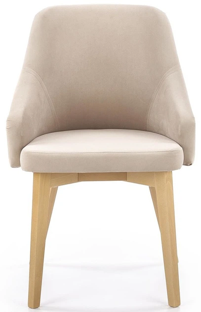 Krzesło do kuchni i salonu Halmar Toledo 2 Beżowe/Dąb miodowy (5905248122567) - obraz 6