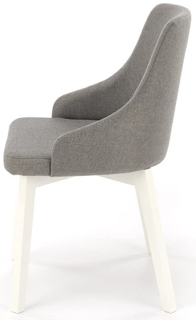 Krzesło do kuchni i salonu Halmar Toledo Popielate/Białe (5905248122635) - obraz 5