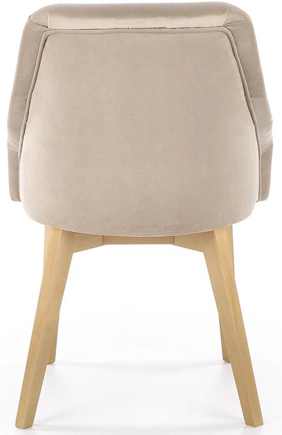 Krzesło do kuchni i salonu Halmar Toledo 2 Beżowe/Dąb miodowy (5905248122567) - obraz 8