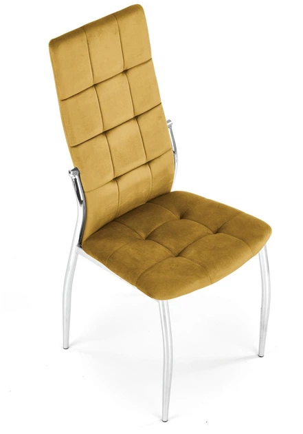 Krzesło do kuchni i salonu Halmar K416 Musztardowe (5905248125704) - obraz 4