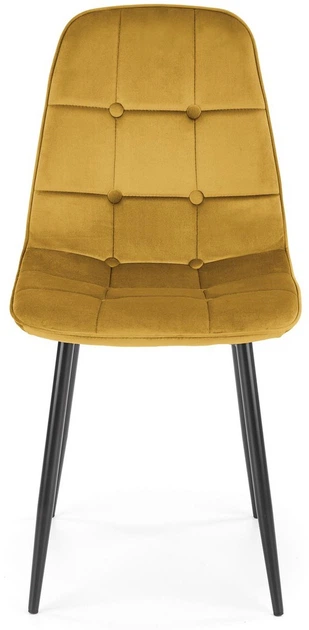 Krzesło do kuchni i salonu Halmar K417 Musztardowe (5905248125735) - obraz 4