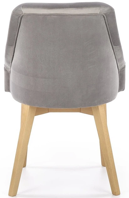 Krzesło do kuchni i salonu Halmar Toledo 2 Popielate/Dąb miodowy (5905248122574) - obraz 10