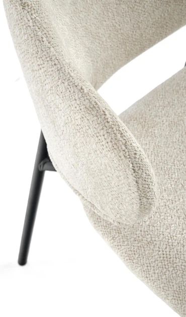 Стілець для кухні та вітальні Halmar K497 Кремовий (5905248126008) - зображення 4