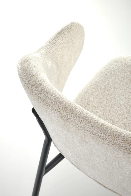 Стілець для кухні та вітальні Halmar K497 Кремовий (5905248126008) - зображення 5