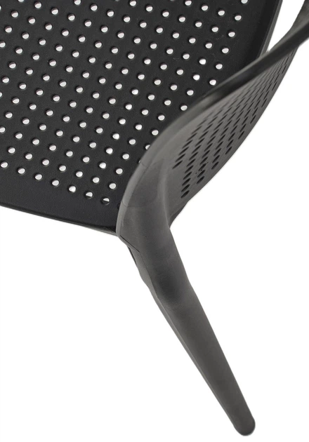 Стілець для кухні Halmar K514 пластиковий Чорний (5905248126282) - зображення 5