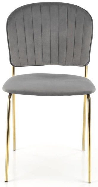 Krzesło do kuchni i salonu Halmar K499 ze złotym stelażem Popielate (5905248126046) - obraz 11