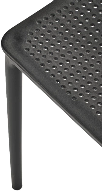 Стілець для кухні Halmar K514 пластиковий Чорний (5905248126282) - зображення 9