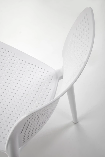 Стілець для кухні Halmar K514 пластиковий Білий (5905248126275) - зображення 15