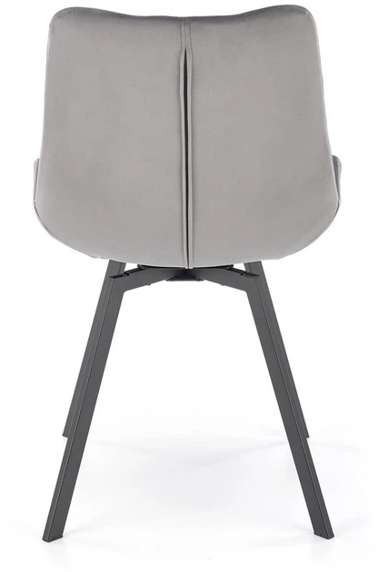 Krzesło do kuchni i salonu Halmar K519 obrotowe Popielate (5905248126404) - obraz 14