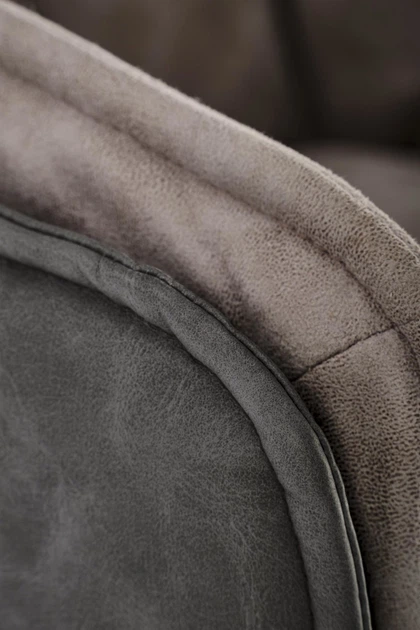 Krzesło do kuchni i salonu Halmar K523 obrotowe Popielate (5905248126503) - obraz 7