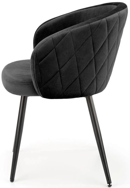 Krzesło do kuchni i salonu Halmar K430 Czarne (5905248131866) - obraz 3