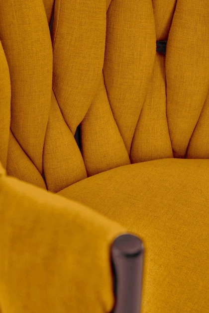 Стілець для кухні та вітальні Halmar K516 Гірчичний (5905248131910) - зображення 8