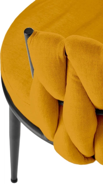 Стілець для кухні та вітальні Halmar K516 Гірчичний (5905248131910) - зображення 9