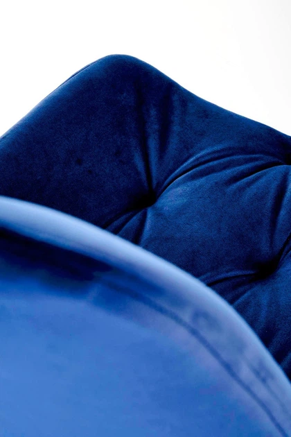 Стілець для кухні та вітальні Halmar K519 обертальний Синій (5905248131958) - зображення 5