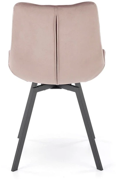 Стілець для кухні та вітальні Halmar K519 обертальний Бежевий (5905248131934) - зображення 14