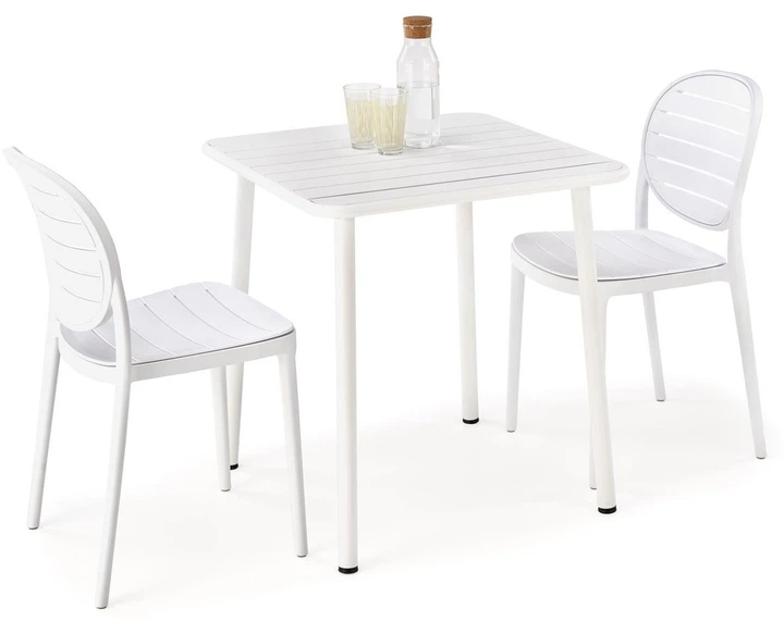 Стілець для кухні Halmar K529 пластиковий Білий (5905248132108) - зображення 3