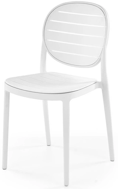 Стілець для кухні Halmar K529 пластиковий Білий (5905248132108) - зображення 8