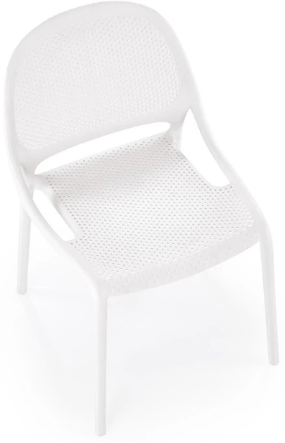 Krzesło do kuchni Halmar K532 plastikowe Białe (5905248132191) - obraz 10