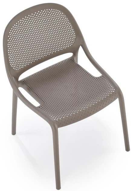 Стілець для кухні Halmar K532 пластиковий Хакі (5905248132214) - зображення 10