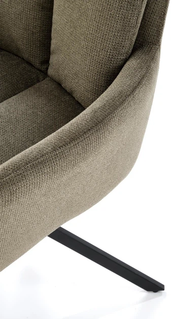 Krzesło do kuchni i salonu Halmar K536 obrotowe Oliwkowe (5905248132320) - obraz 2