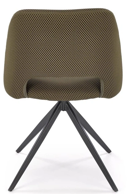 Стілець для кухні та вітальні Halmar K546 обертальний Оливковий (5905248132603) - зображення 11