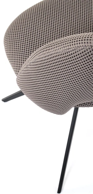 Стілець для кухні та вітальні Halmar K546 обертальний Попелястий (5905248132610) - зображення 3